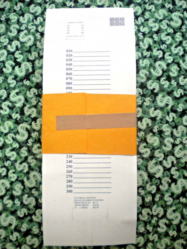 1 Dozen ~ 300 Singles REGULAR "NOT Sure" TIP BOARD {010-300} Pull Tab Jar Ticket