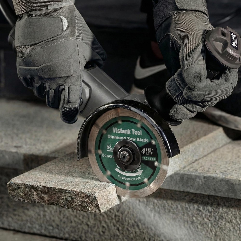 4.5" (115mm/4 1/2") Diamond Blade for Angle Grinder, 2-Pack Segmented Concret...