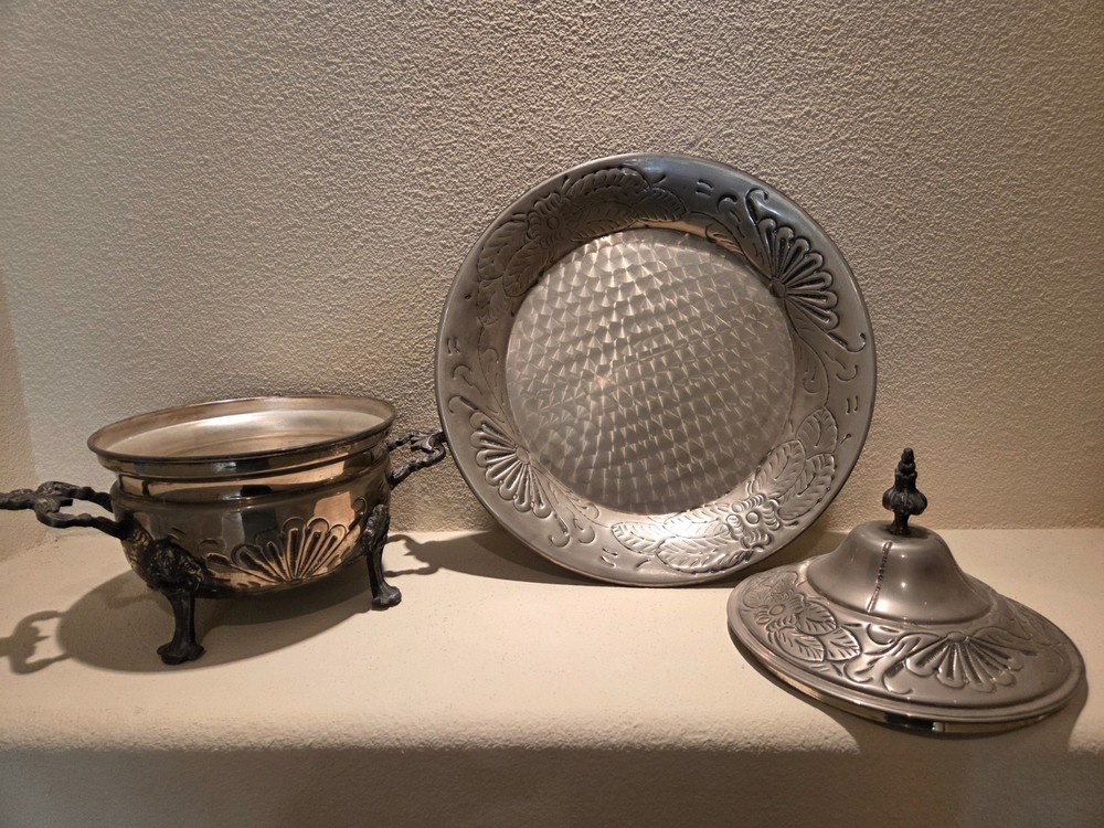 Silverplated Tureen and Tray - Pretty Design