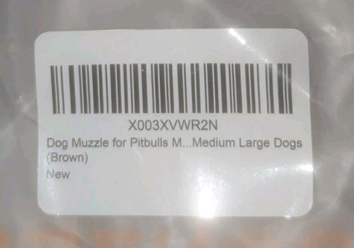 BRONZEDOG Dog Muzzle for Pitbulls Medium Large Breeds