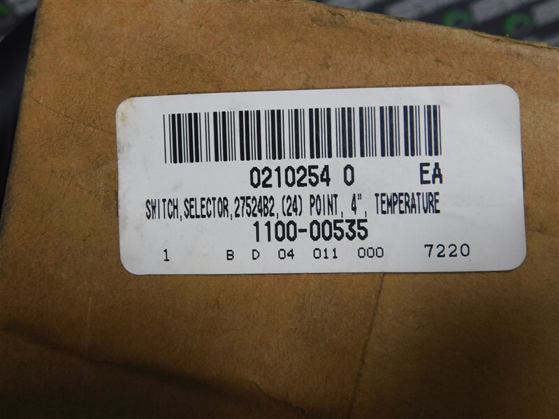 NEW The Lewis Engineering Co. 27S24B2 24 Point Temp. Selector Switch 4" Face