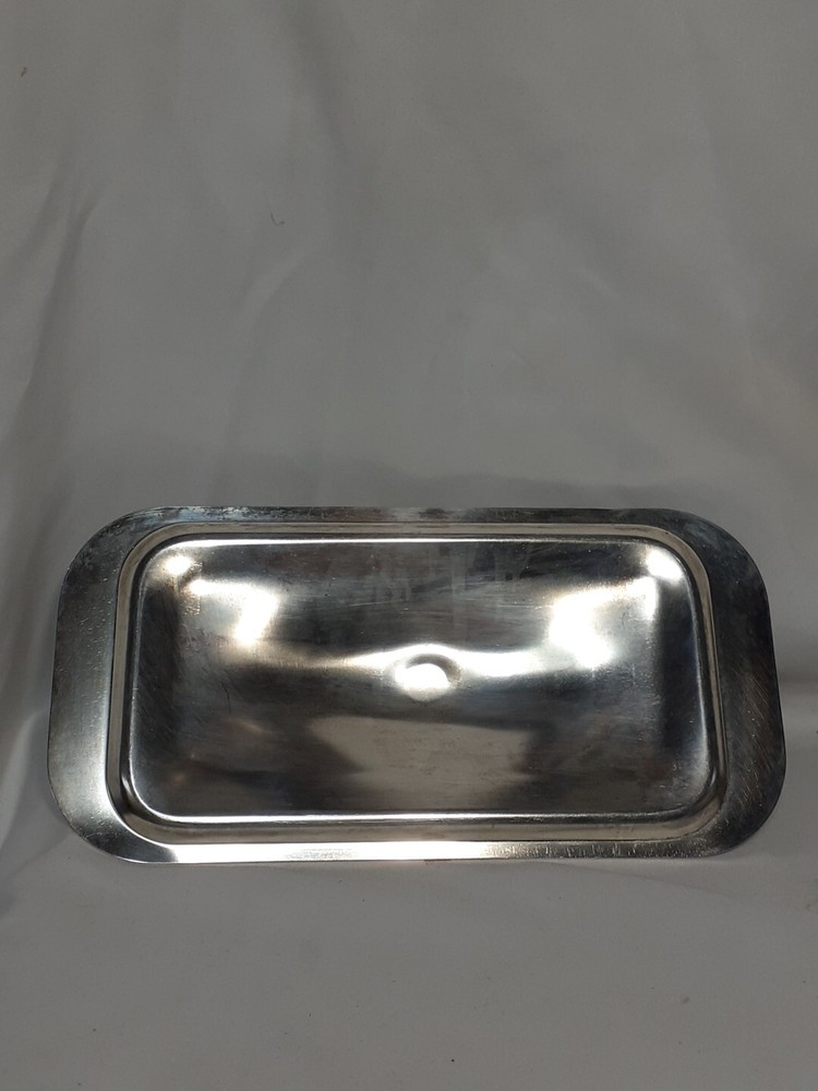 Silver Plated Lid Only, 5"x 10" (inside 4.5" x 8.5"), Decorative Handle