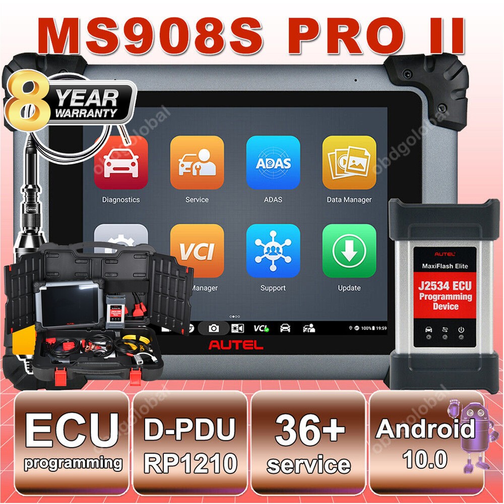 Autel MaxiSys PRO MS908S PRO II Elite Programming Diagnostic Tool OBDII Scanner