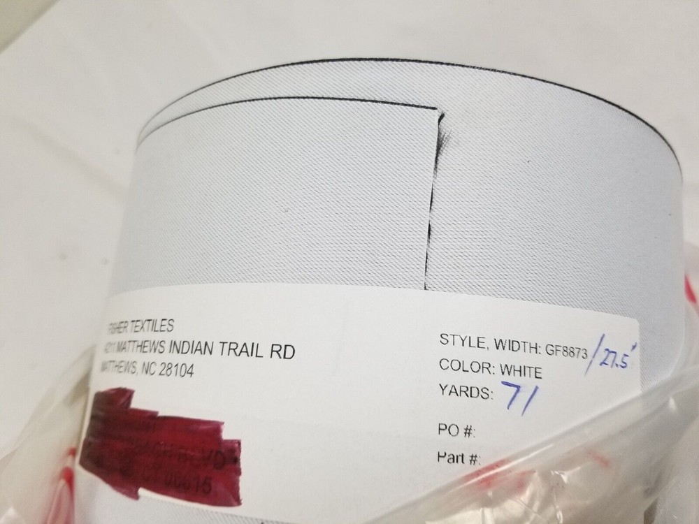 Banner Fabric 2 Side White Cloth Material 27.5 x 71 Yards