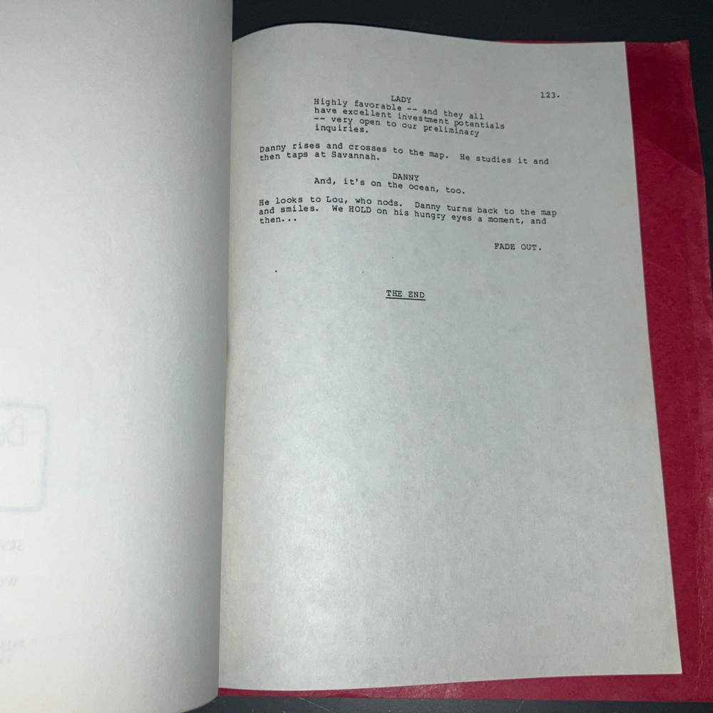 HOOLIGANS ('85) Dean Reisner 9pg Coverage + Donald Stewart Unmade Thriller + COA
