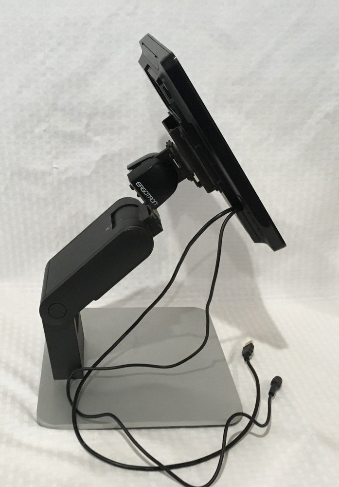 ELO TOUCH SOLUTIONS SCREEN E302817 ON ERGOTRON STAND WITH ADAPTER