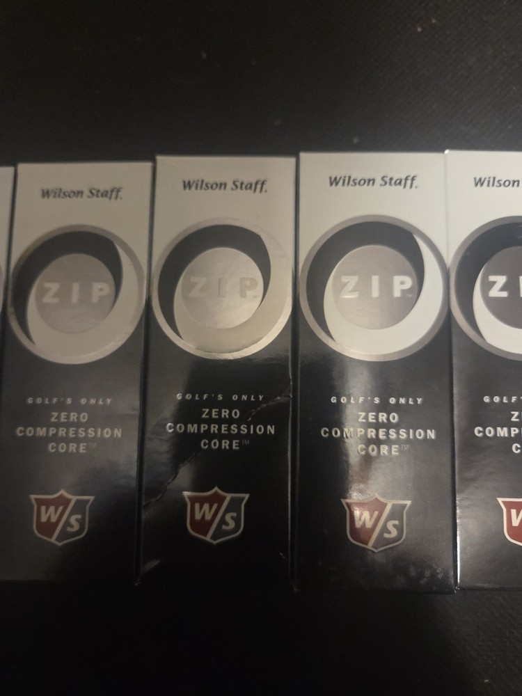 Wilson Staff NEW Zip Golf Balls Zero Compression Core New 5 BOXES