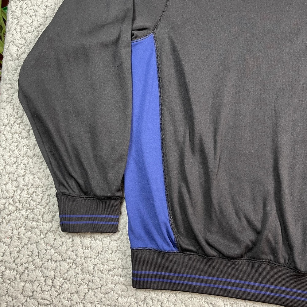 Pro Tour Black V-Neck Pullover Sweater Golf Jacket XL Performance