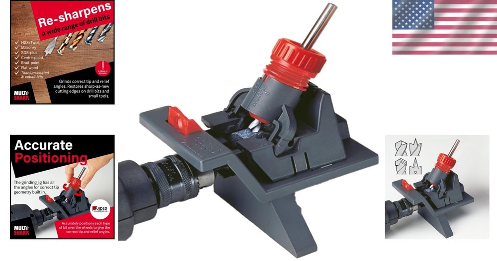 Dual-Purpose Drill Bit Sharpener Kit