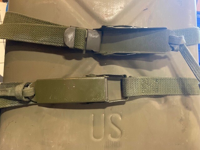 Cargo quick release strap Cotton Canvas 2-pack