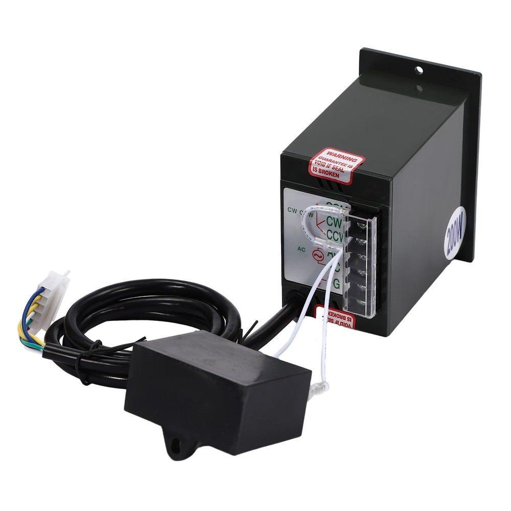 110V 200W Adjustable Speed AC Gear Reduction Motor Reversible Motor w/Controller