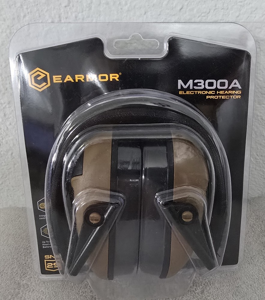 Earmor M300A Electronic Hearing Protector Brown