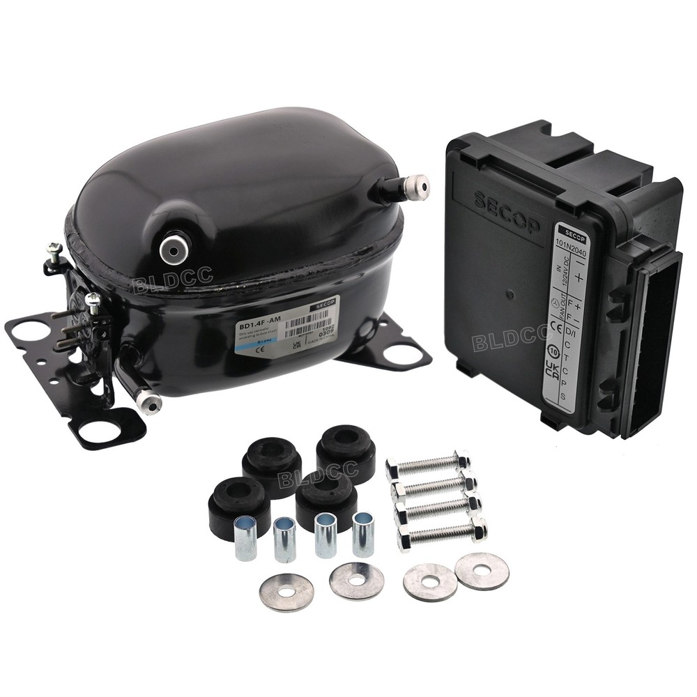 BD1.4F Micro Compressor SECOP + 12V/24V Electronic 101N2040 Controller Drive Kit