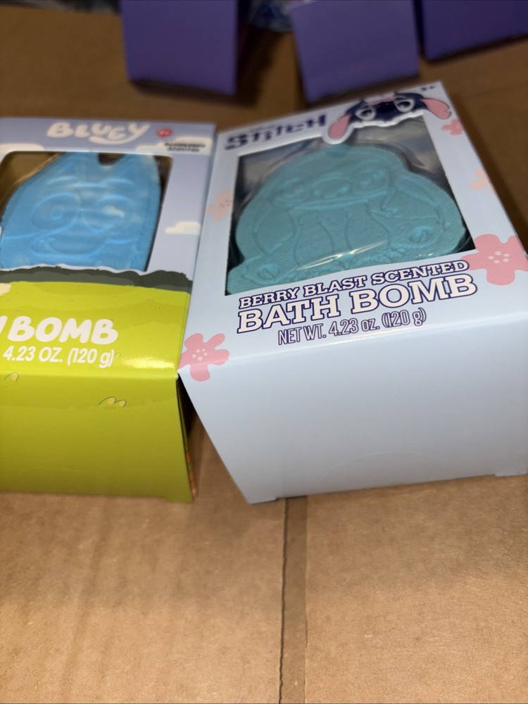 Bath Bombs Stitch SpongeBob Bluey Stitch NEW