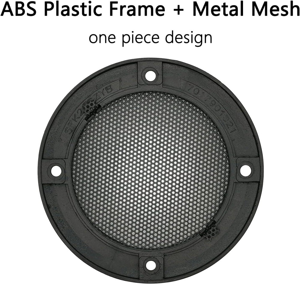 2pcs 3.5inch Mesh Speaker Grill Covers Guard Protector Speaker Decorative Circle