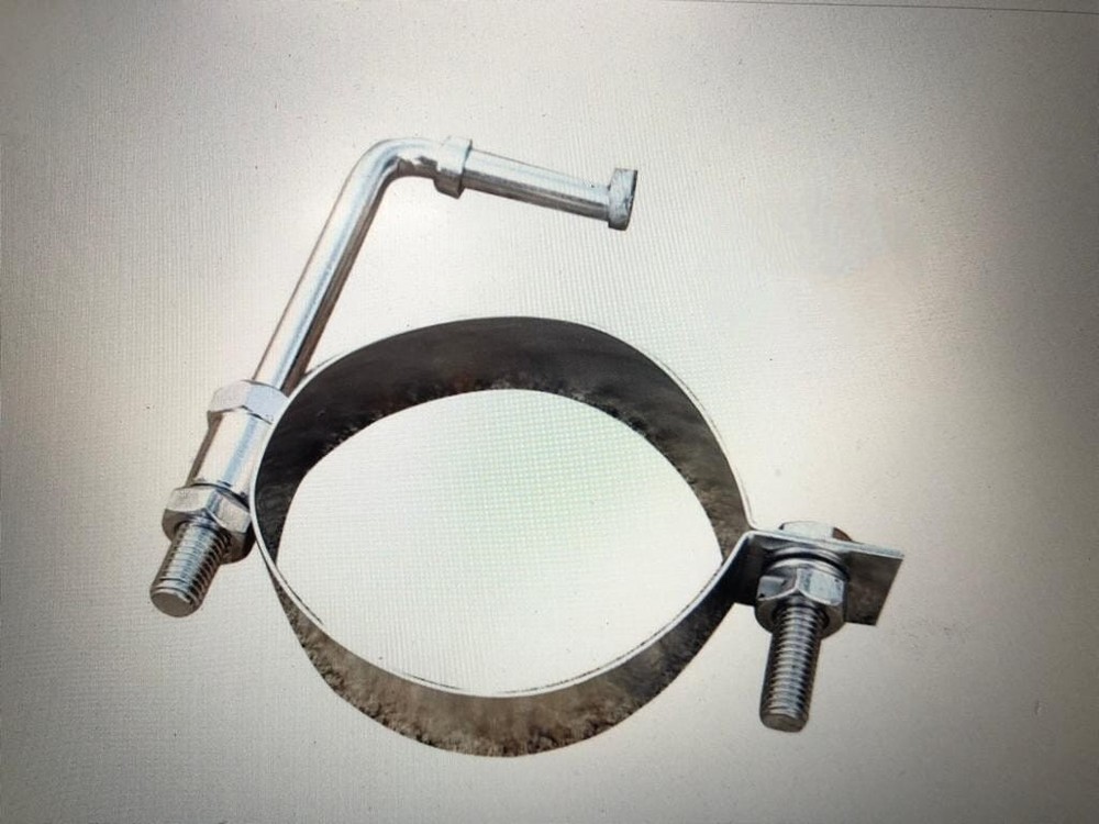 3.5" Universal Stainless Backbox Hanger Exhaust Bracket Silencer Mount Bar Strap