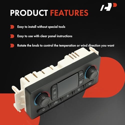 HVAC Climate Control Panel Switch with Auto A/C for Hummer H2 2003-2007