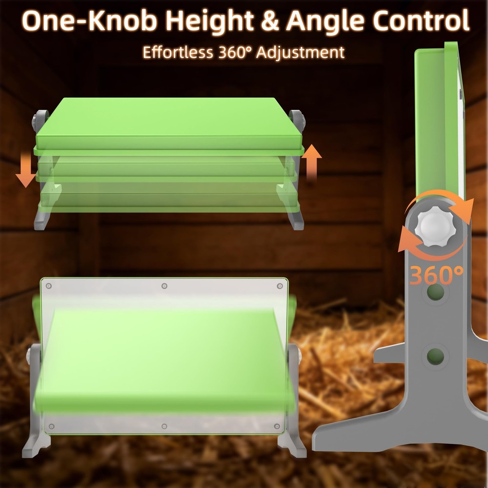 Fuzzy Bird Chick Brooder 12''*8'' Brooder Heater for Chicks Ducks and Birds I...