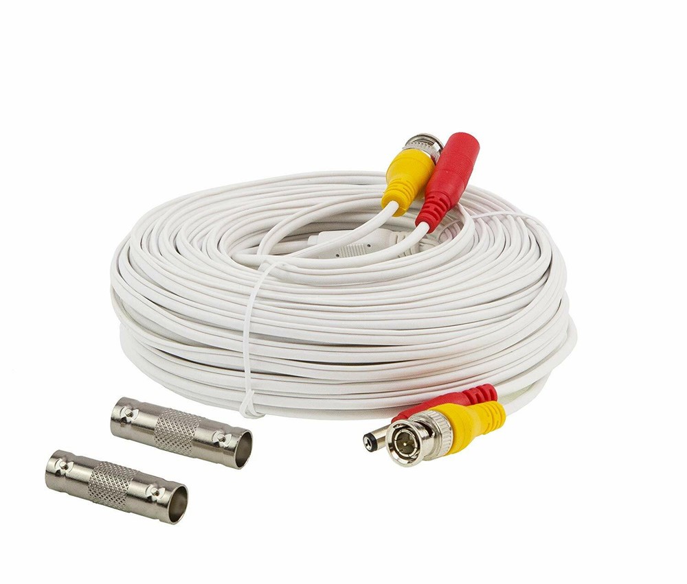 InstallerCCTV 100ft BNC Video Power Analog Siamese Cable CCTV Security Cameras