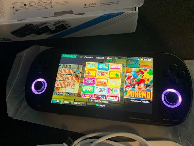 Trimui Smart Pro Handheld Game Console 4.96''IPS 128g Black