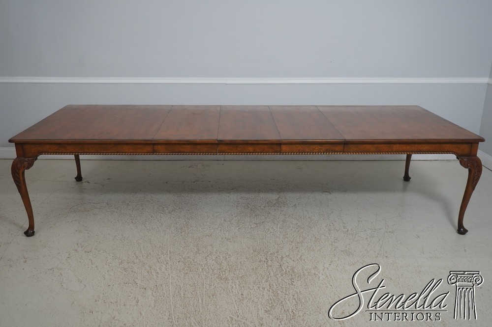 L72165: BAKER Walnut Stately Homes Dining Table