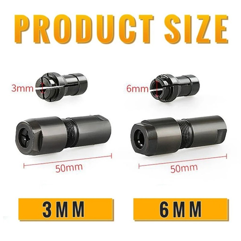 2pc 100-type Angle Grinder Modified Adapter To Straight Grinder Chuck-M10-Thread