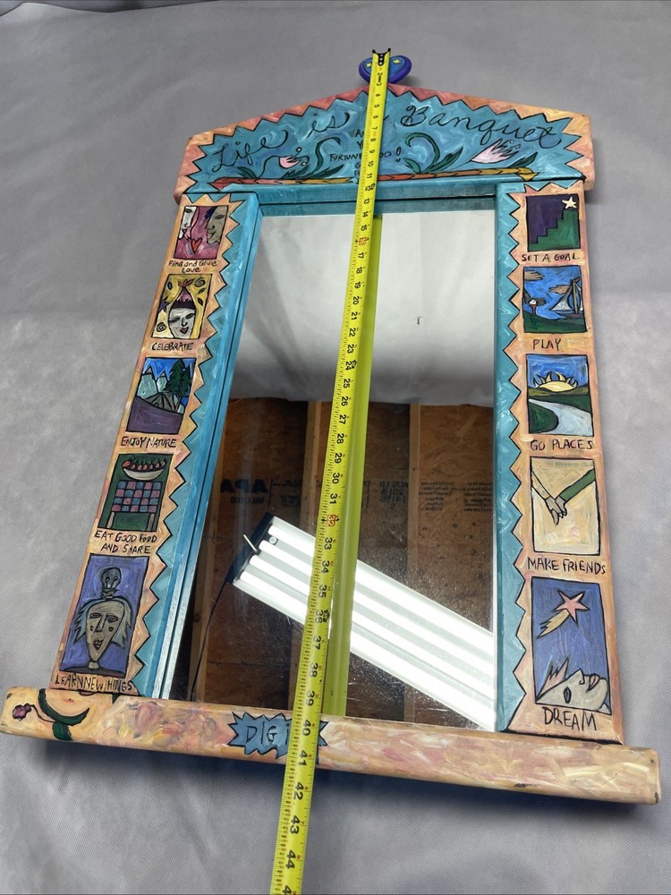 Sticks 1995 Mirror 24” X 41”