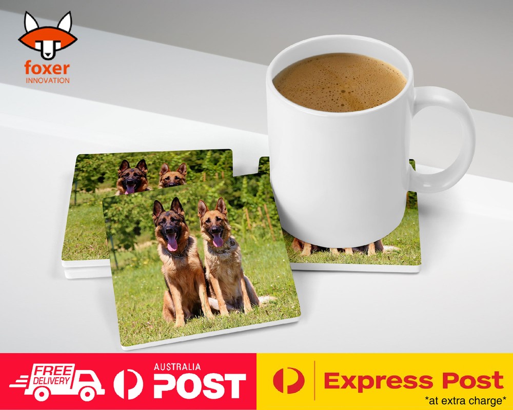 COASTER COFFEE DRINKING MAT|GERMAN SHEPHERD DOG 10