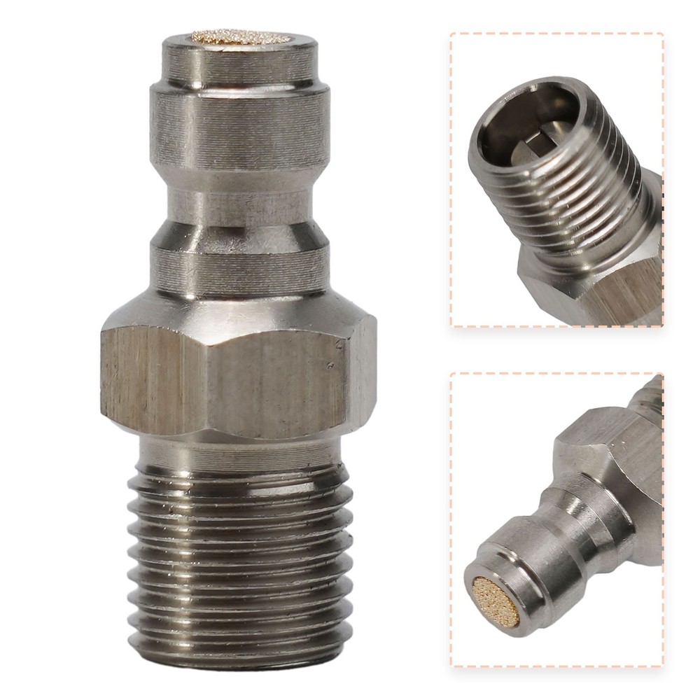 Efficient M10*1.0 Threaded PCPFittings 8MM Male Quick Disconnect Adapter