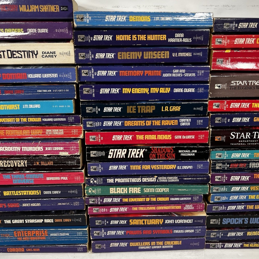 Star Trek 49 Paperback Book Lot