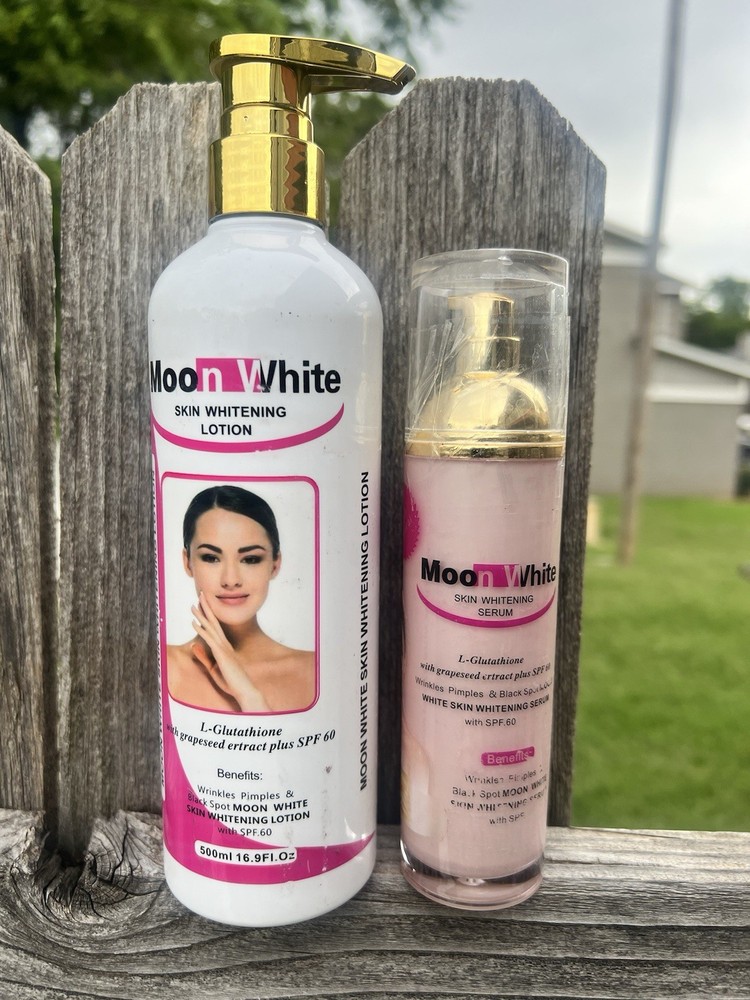 2 Pieces Moon White Lotion And Serum