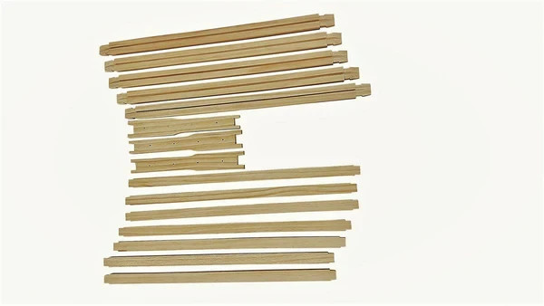 Unassembled Premium Full Depth/Ideal Frames – NZ Pine for Wax Foundations