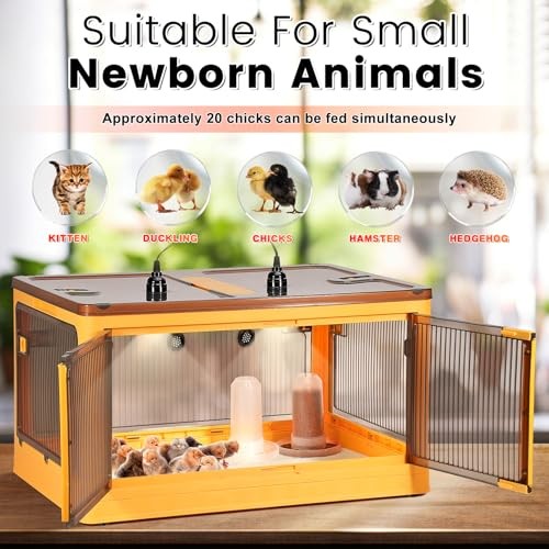Chicken Brooder Box for Chicks Kit with Heater Chicks Warmer Brooder Plate 142L