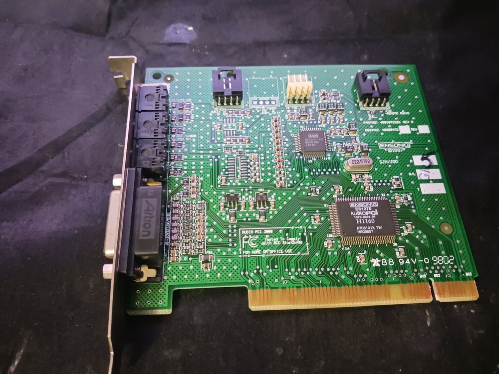 Audio PCI 3000 Sound Card Pulled From Windows 2000 Computer Tested & Working!