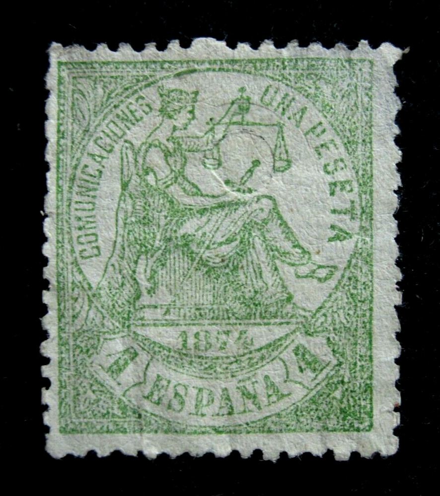 SPAIN - SCOTT# 208 - USED - CAT VAL $34.00