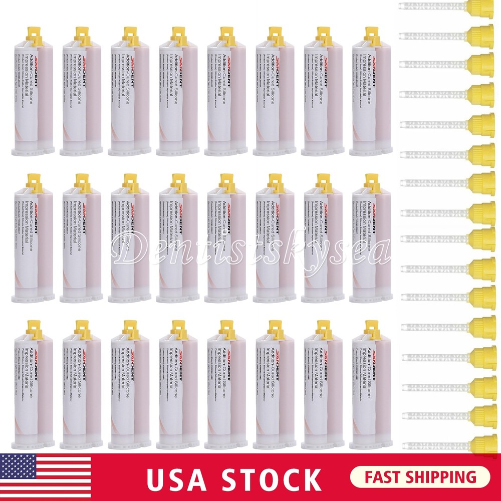 REGULAR SET Light Body Dental Impression Material VPS 50ml 5 Tips