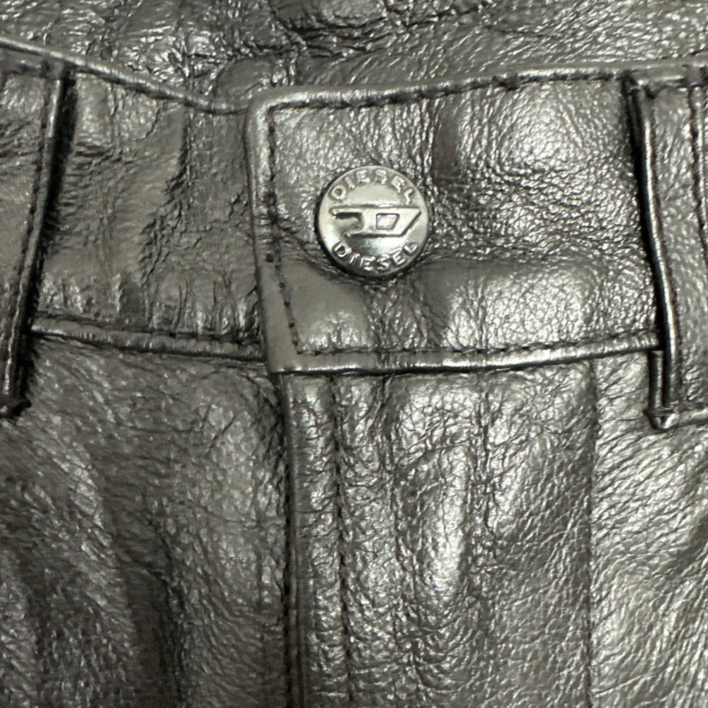 Diesel Industry 100% Leather Pants Sz 27