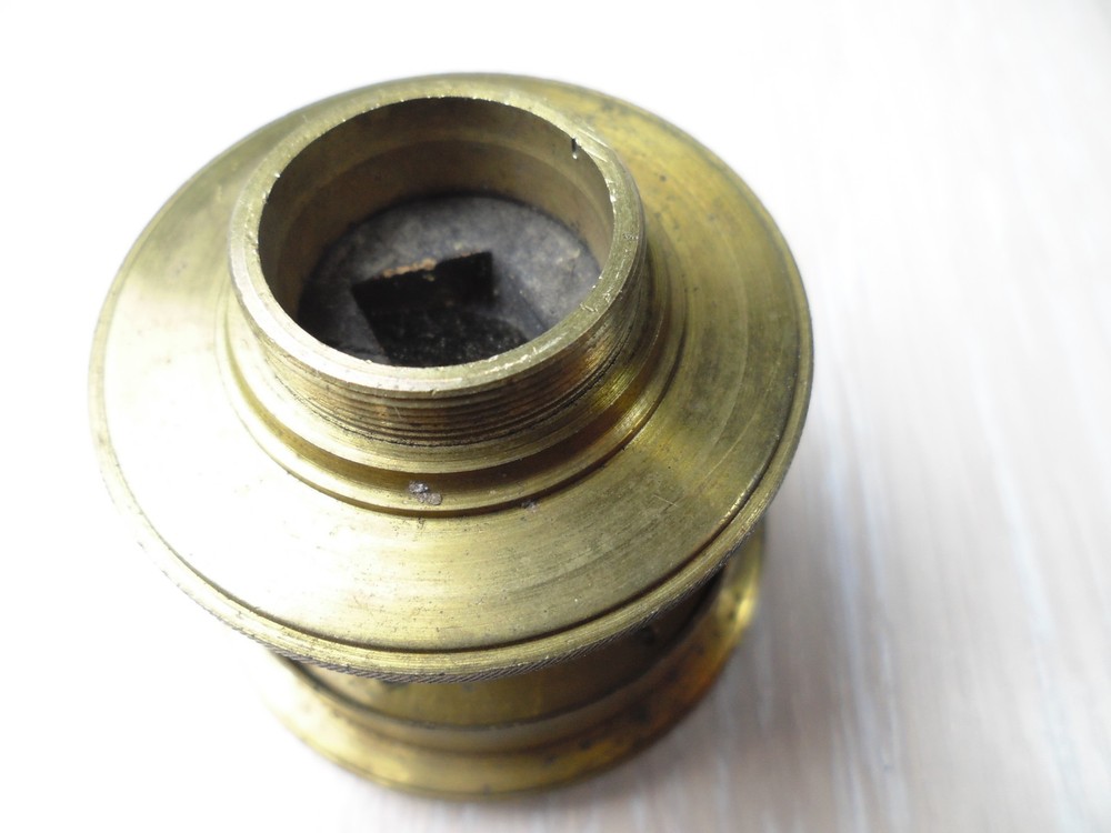 🔰 LONDON LENS OBJECTIVE MICROSCOPE ANTIQUE BRASS