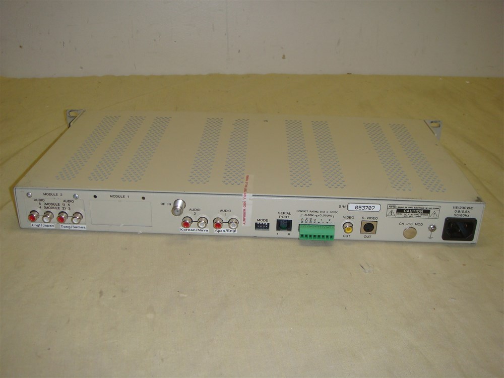 WEGENER COMMUNICATIONS DVR396 MPEG-2 IRD SATELLITE DIGITAL VIDEO RECEIVER