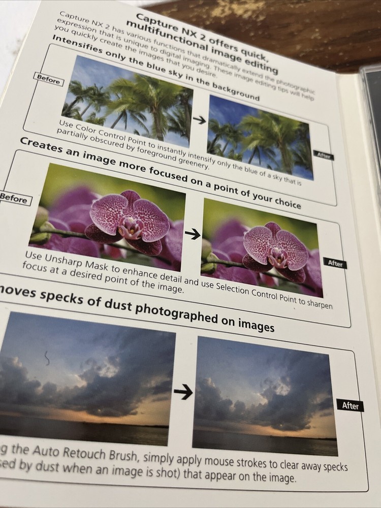 Nikon Capture NX 2 Camara Software CD Trial Version Windows & Mac Computer