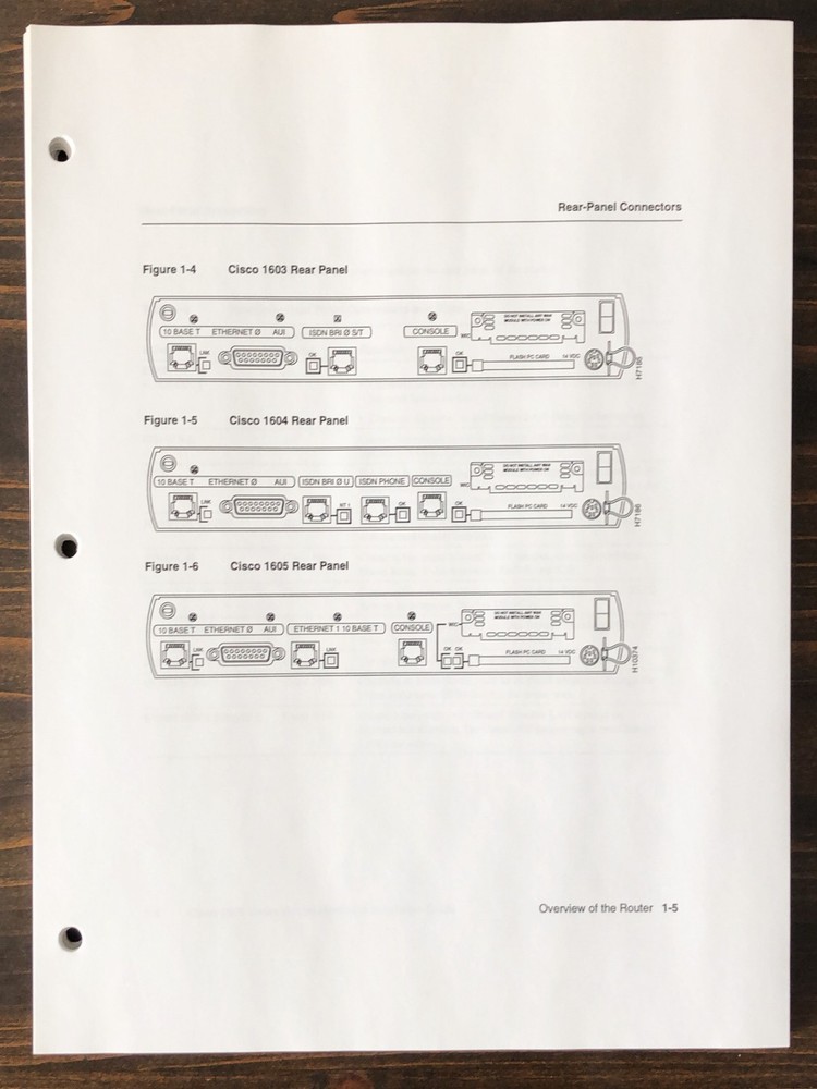 Cisco Systems - Cisco 1600 Series Hardware Installation Guide (1998)