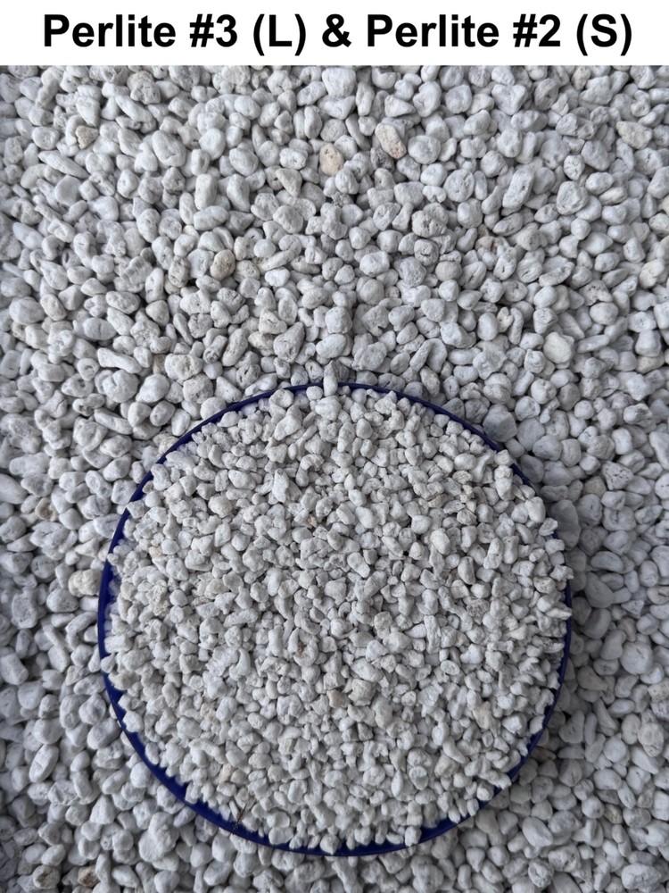 Chunky Perlite #3 - TRIPLE GRADED - No Dust or Smaller Particles