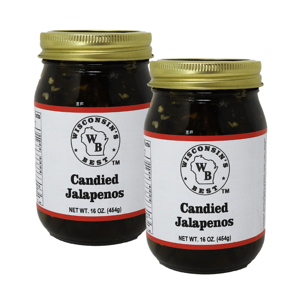 Wisconsin's Best - Candied Jalapenos 16 oz. (2 Pack)