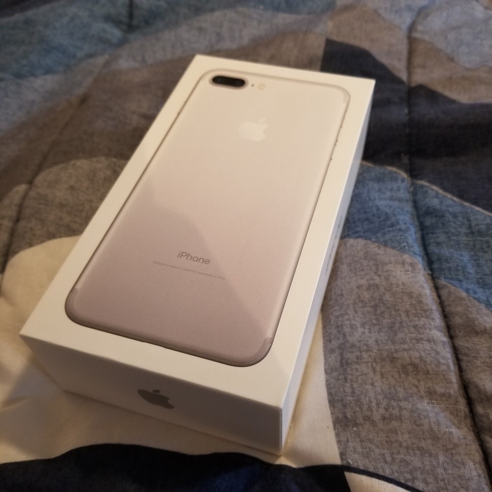 iPhone 7 Plus box only (iPhone Not Included) silver