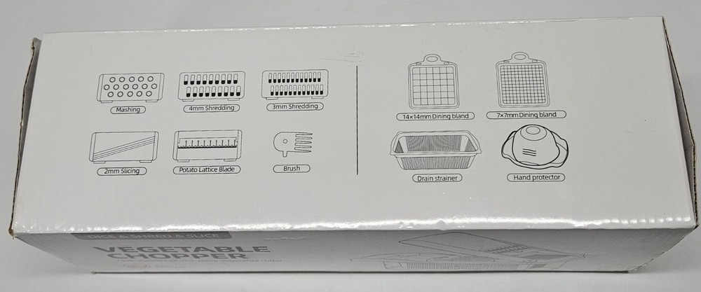 Vegetable Chopper w/ Container + Spiral Slicer Cutter Set Kitchen Tools