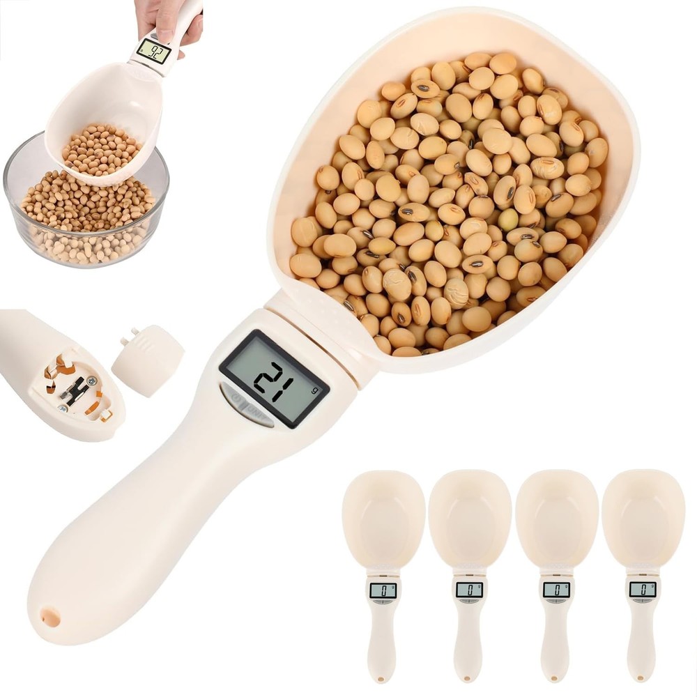 Multi-Purpose Electronic Measuring Spoon – Removable Spoon Head, Food-Grade Kitc
