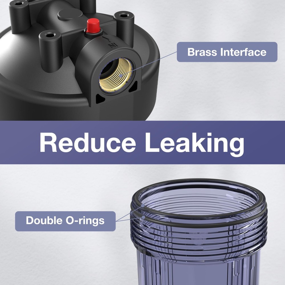 PureHome Whole House 2-Stage Water Filtration Solution