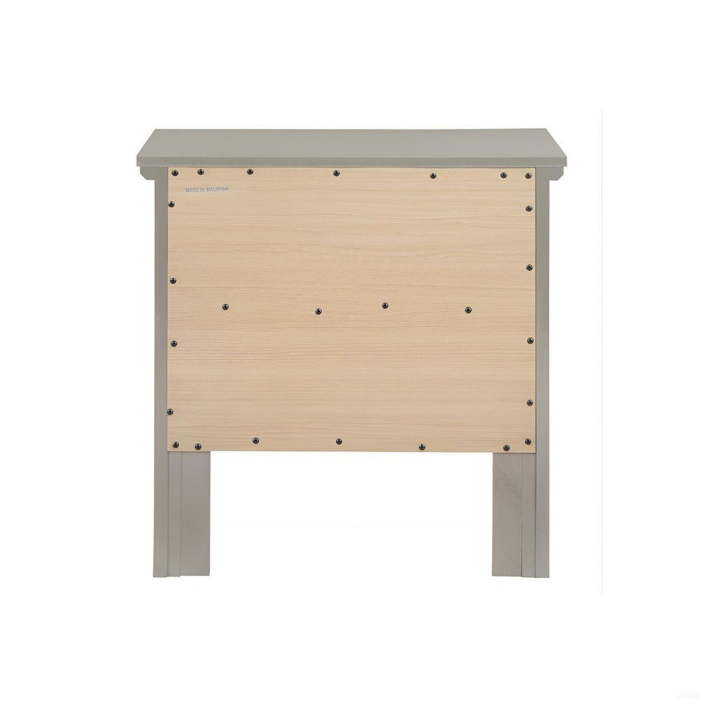 Elegant Silver Champagne Nightstand