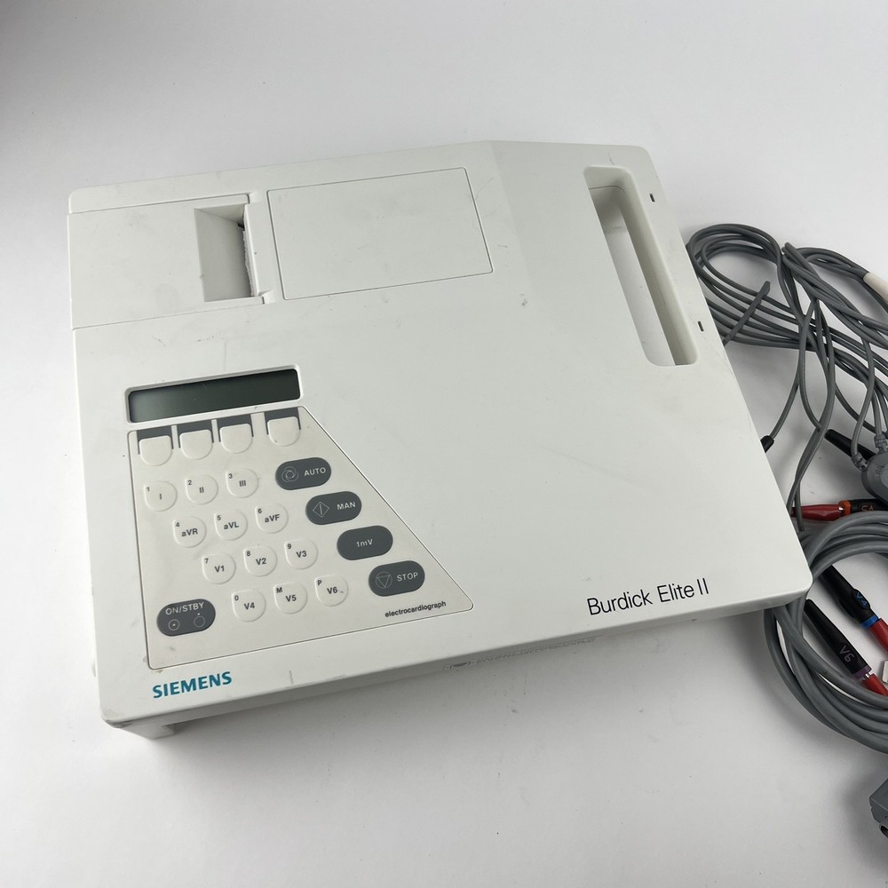 Siemens BURDICK EKC ECG Machine With Leads