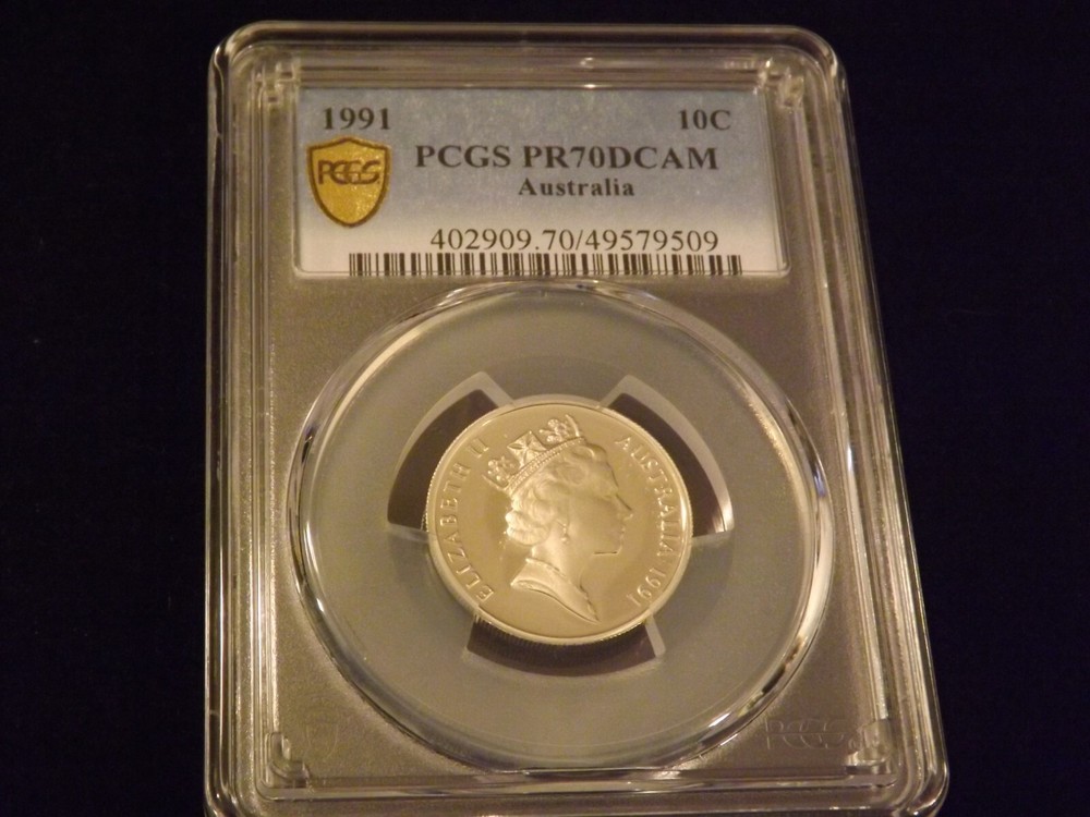 1991   10 C      Australia         PCGS  PR 70